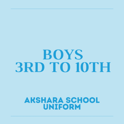 Boys 3rd to 10th Class